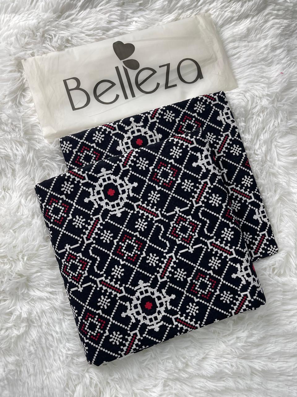Belleze Khaddar 2 Pcs Suit – Allover Prints (Original) 000393