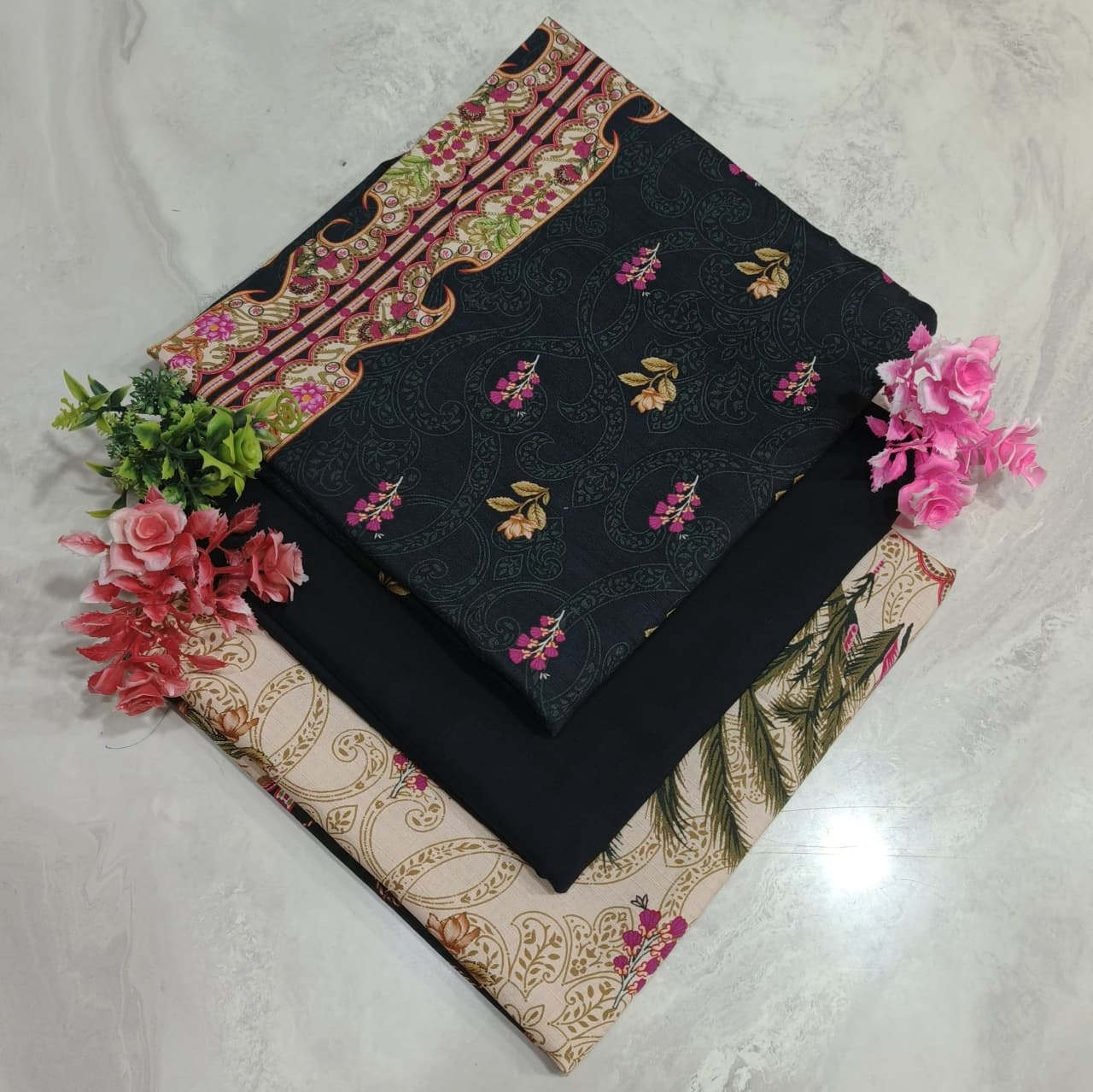 Alhamra Banadoreya Lelan 3pcs Zara Ameen 000545