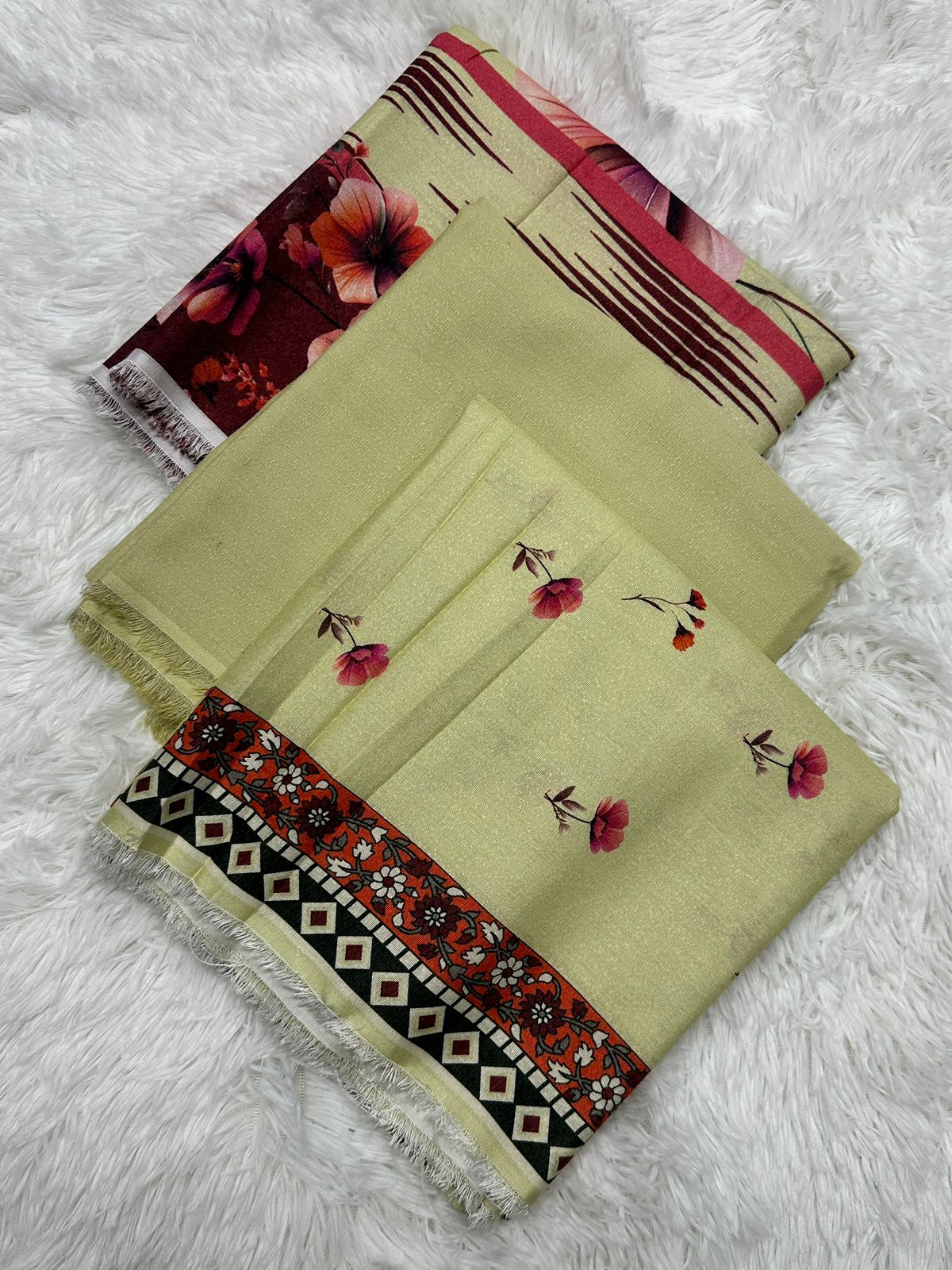Karandi collection 3Pcs Suit– Charocol Prints Original 000534