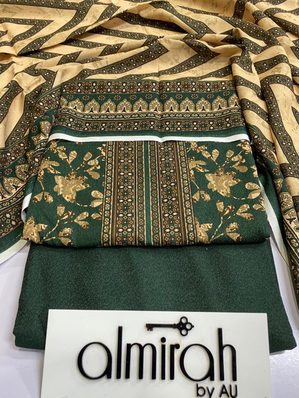 Au Almira Original Karandi 3 Pc Suit – Premium Winter Collection 000585