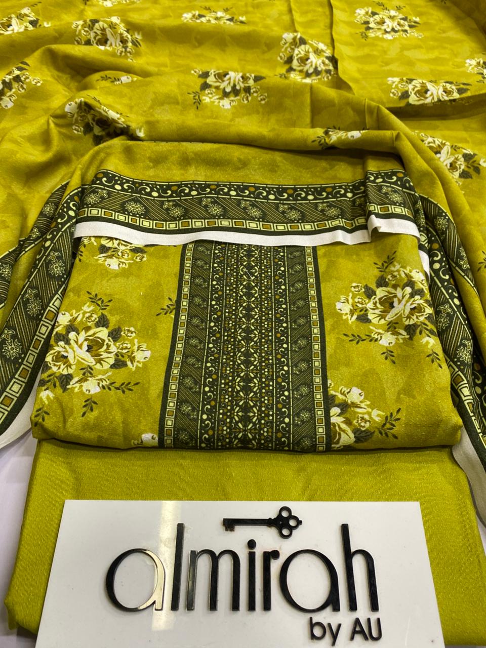 Au Almira Original Karandi 3 Pc Suit – Premium Winter Collection 000588