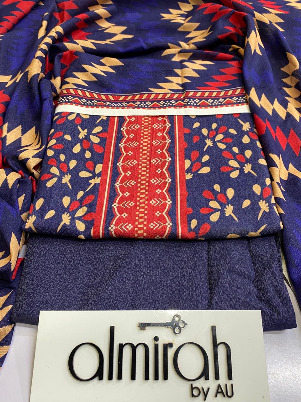 Au Almira Original Karandi 3 Pc Suit – Premium Winter Collection 000591