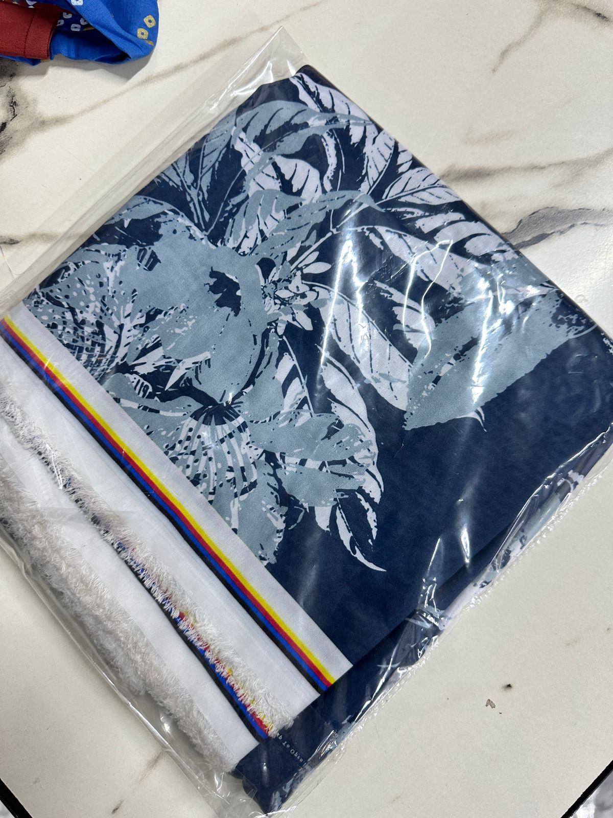 Tawakal Raw Silk Fabric with Allover 2-Piece Unstitched Suit 000761