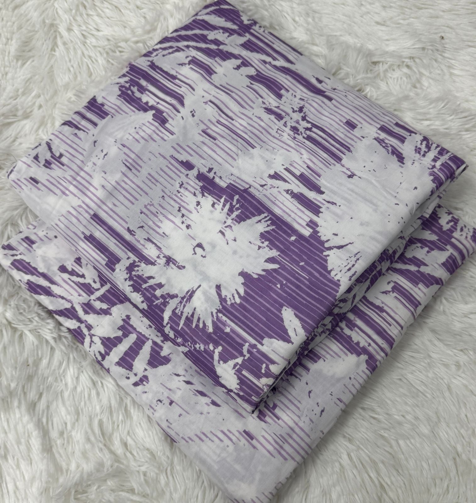 Tawakal Raw Silk Fabric with Allover 2-Piece Unstitched Suit 000968