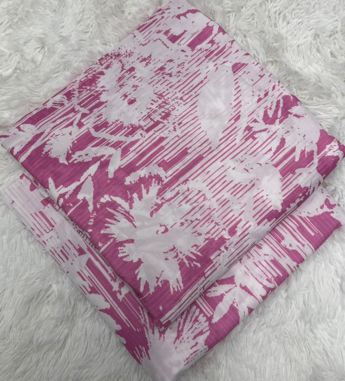 Tawakal Raw Silk Fabric with Allover 2-Piece Unstitched Suit 000966