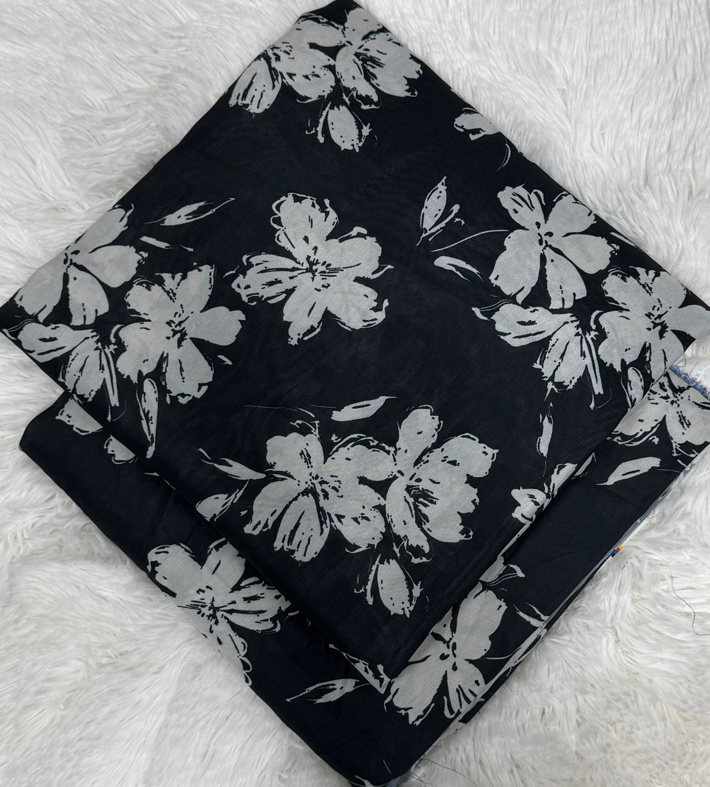 Tawakal Raw Silk Fabric with Allover 2-Piece Unstitched Suit 000972