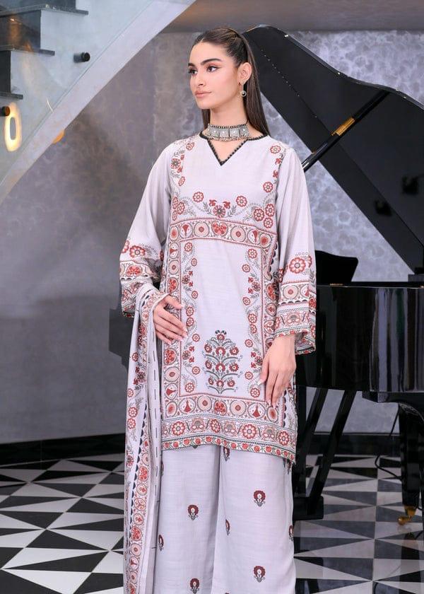 Shanaya 3Pcs Printed Unstitched Lawn 001236