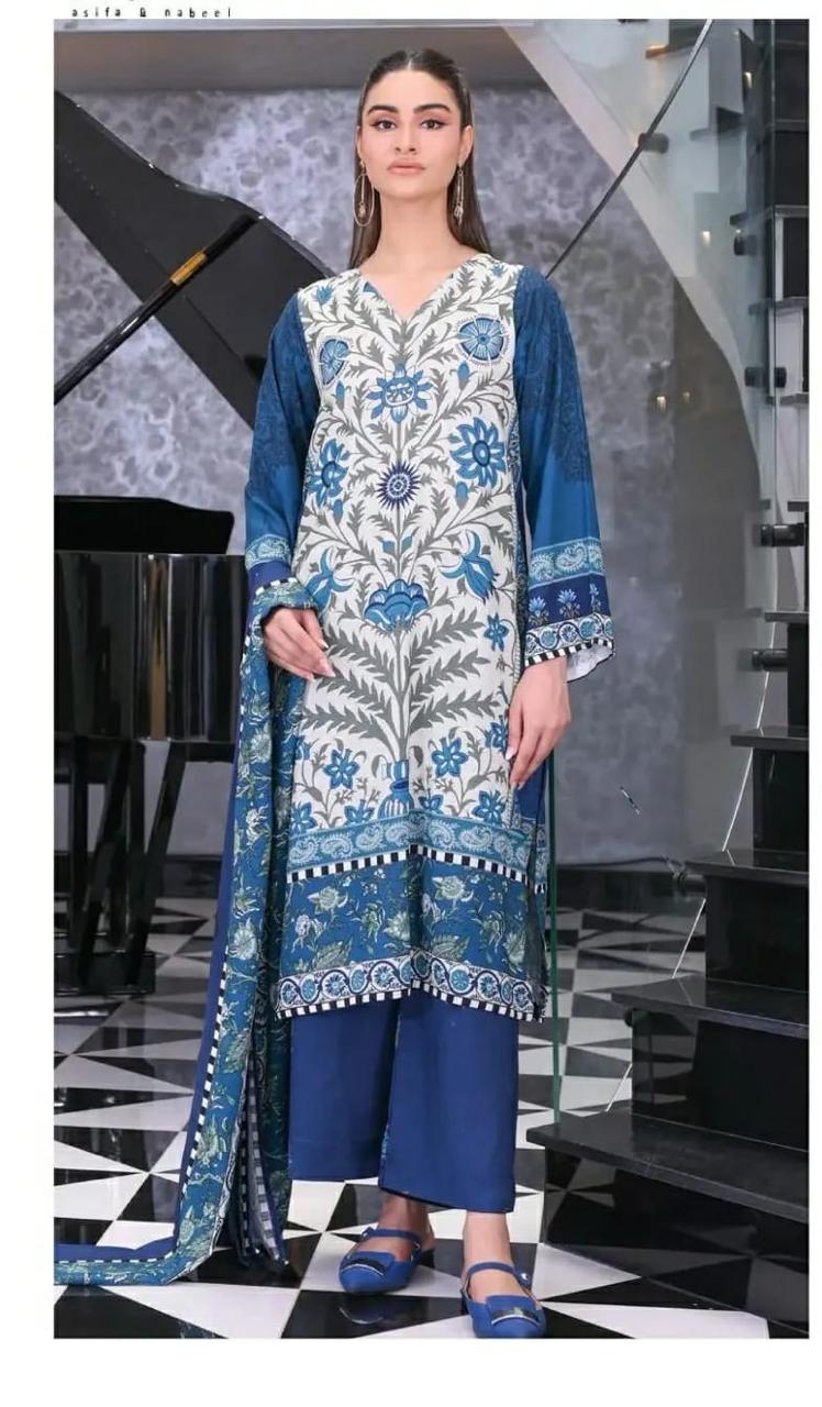 Shanaya 3Pcs Printed Unstitched Lawn 001239