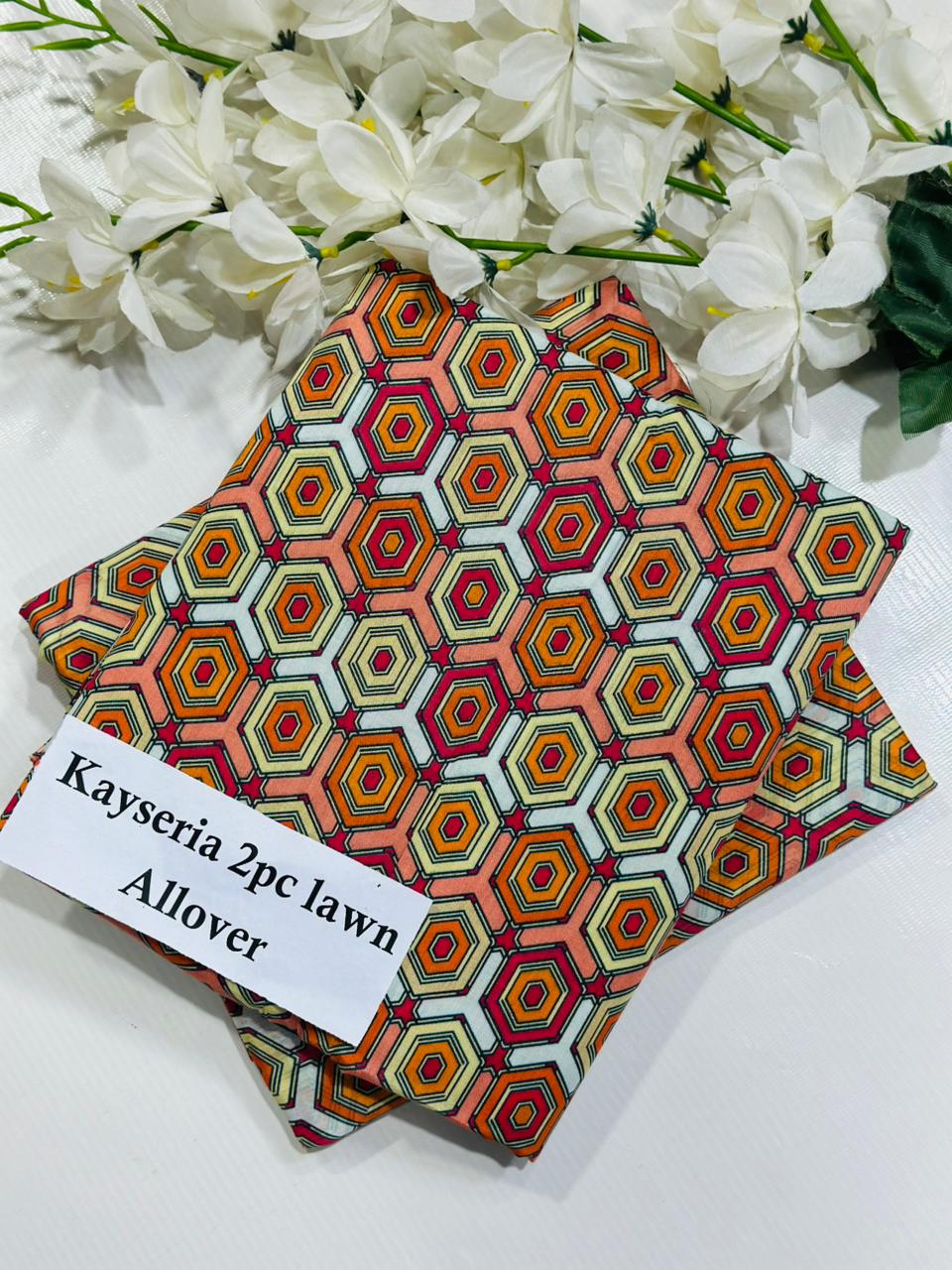 Kayseria Printed Allover Lawn 2 Piece 001171