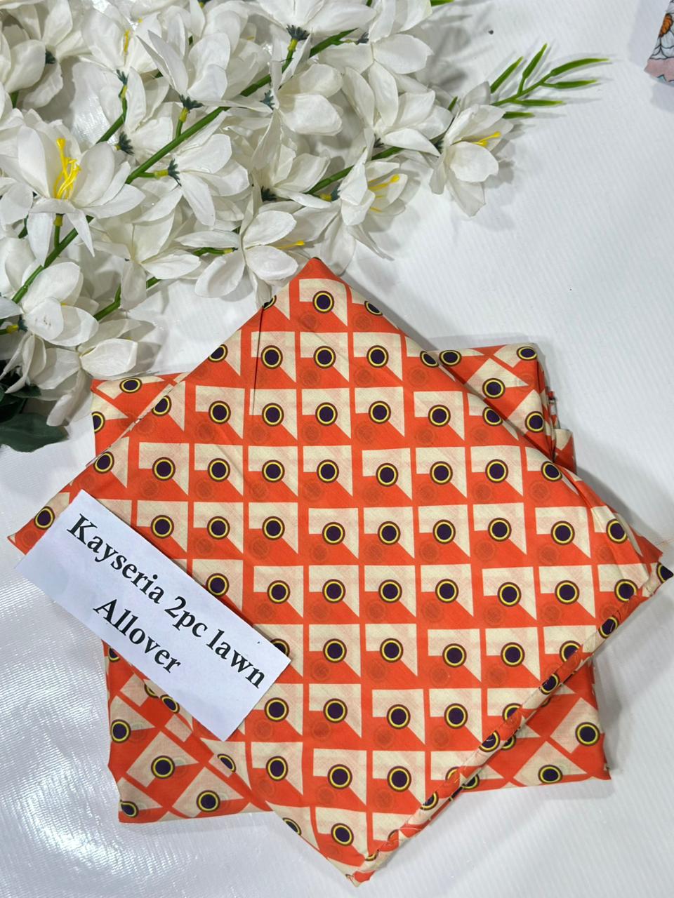 Kayseria Printed Allover Lawn 2 Piece 001173