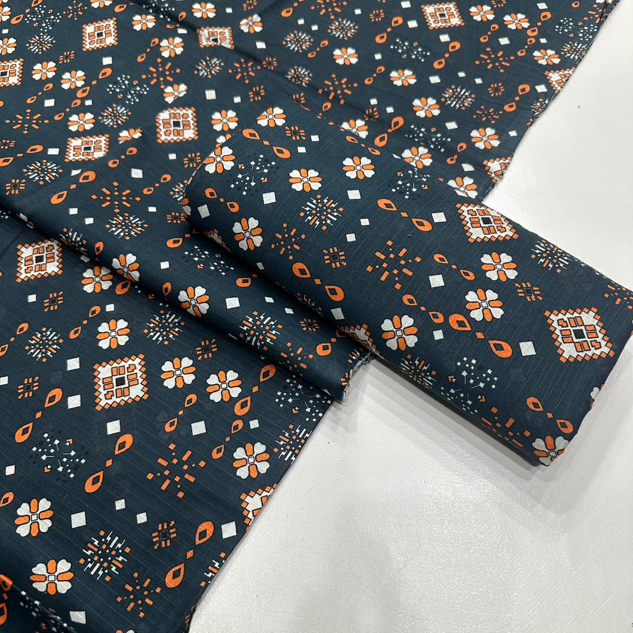 English BanadoRiya Allover Superior Lawn 2Pcs 001380