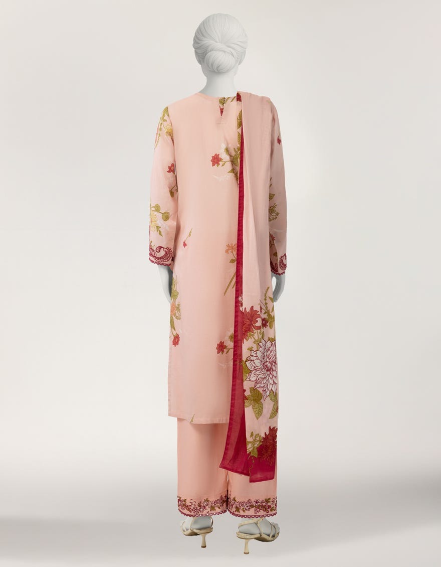 J. Original Lawn 3-Piece Printed Summer Collection 001634