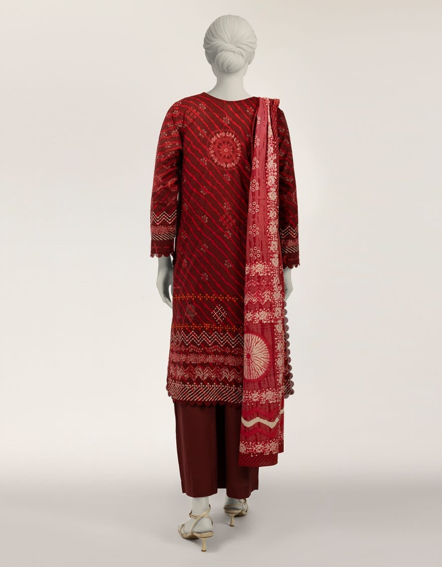 J. Original Lawn 3-Piece Printed Summer Collection 001636