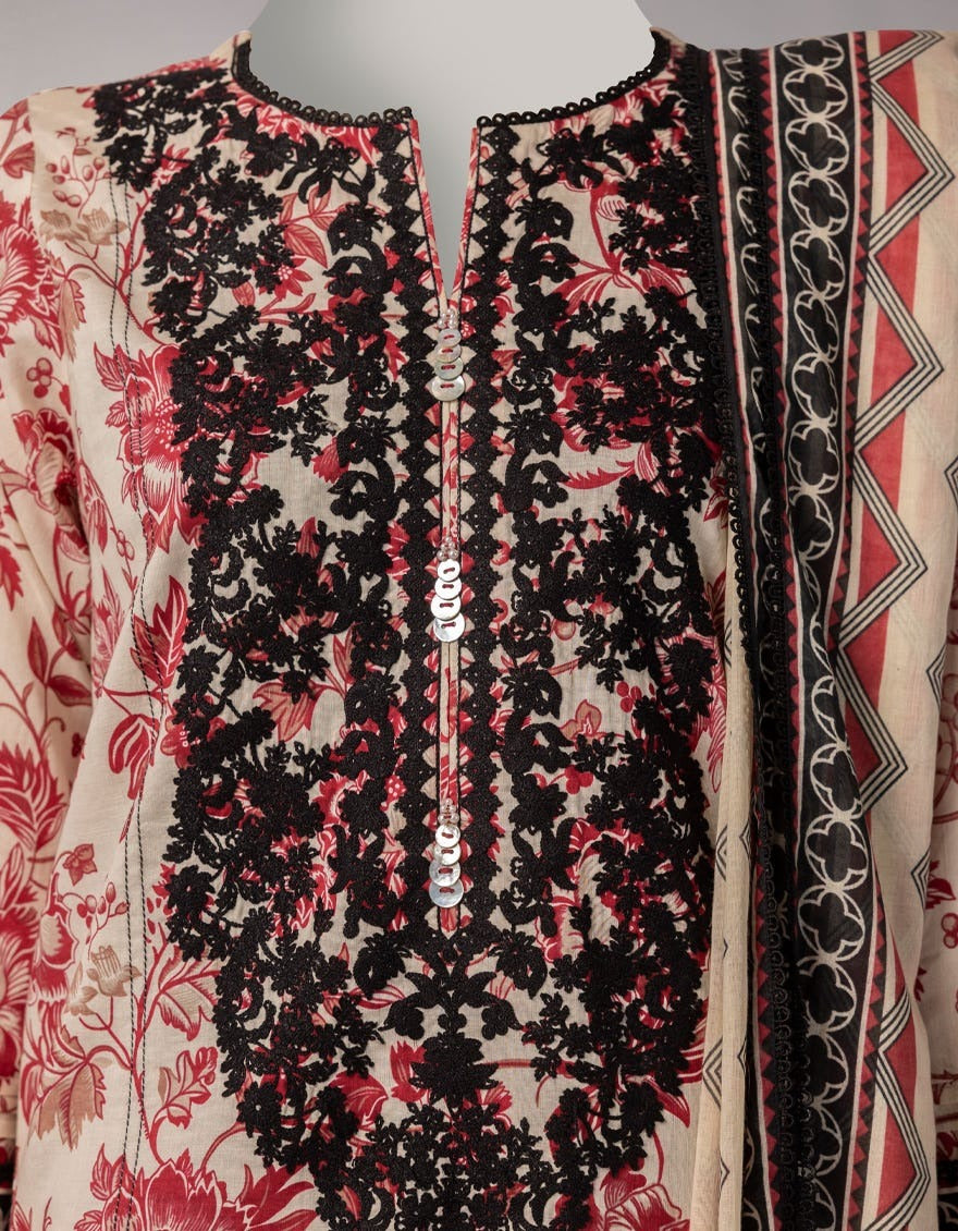 J. Original Lawn 3-Piece Printed Summer Collection 001637