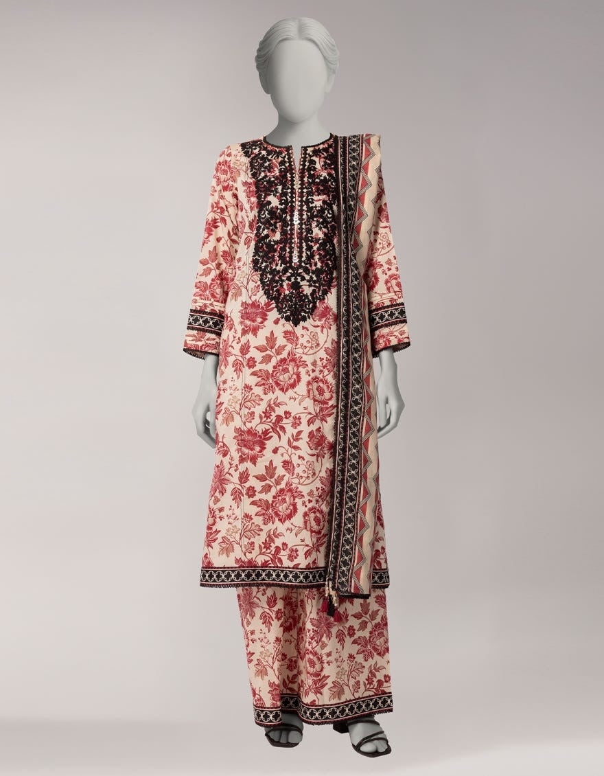 J. Original Lawn 3-Piece Printed Summer Collection 001637