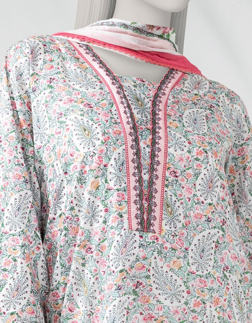 J. Original Lawn 3-Piece Printed Summer Collection 001638