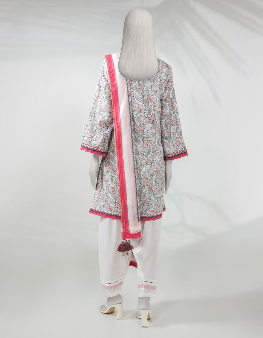 J. Original Lawn 3-Piece Printed Summer Collection 001638