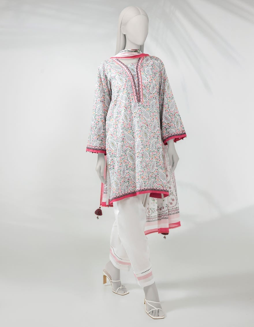 J. Original Lawn 3-Piece Printed Summer Collection 001638