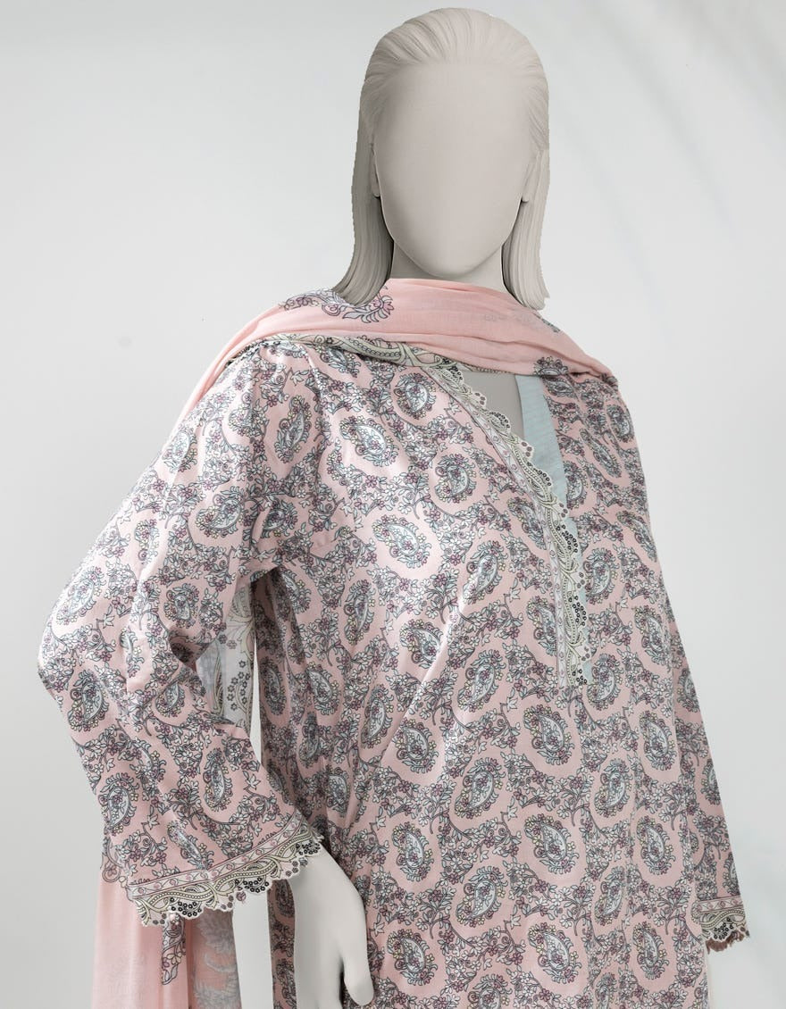J. Original Lawn 3-Piece Printed Summer Collection 001641
