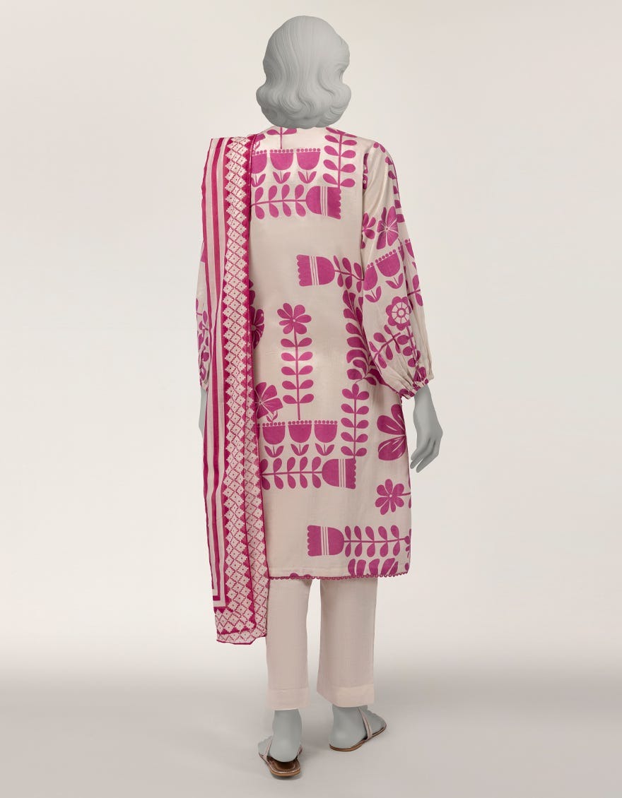 J. Original Lawn 3-Piece Printed Summer Collection 001642