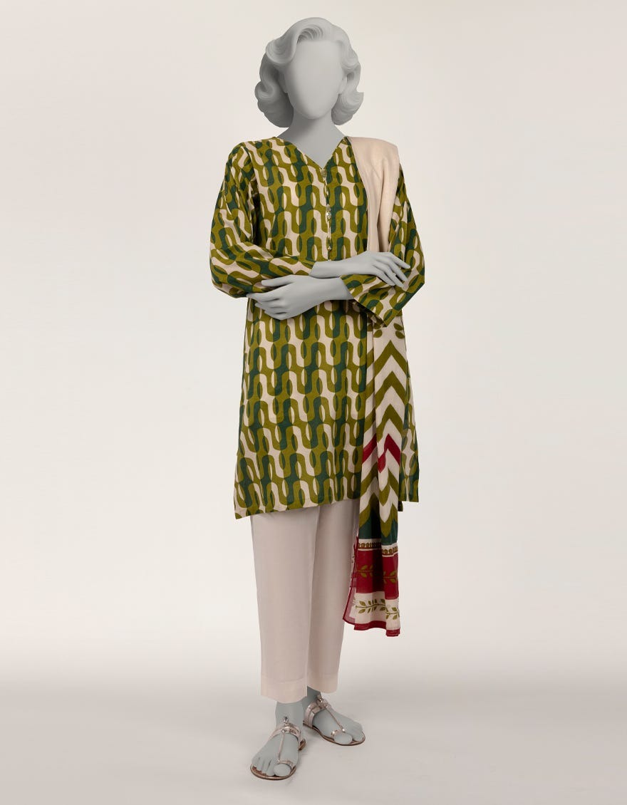 J. Original Lawn 3-Piece Printed Summer Collection 001643