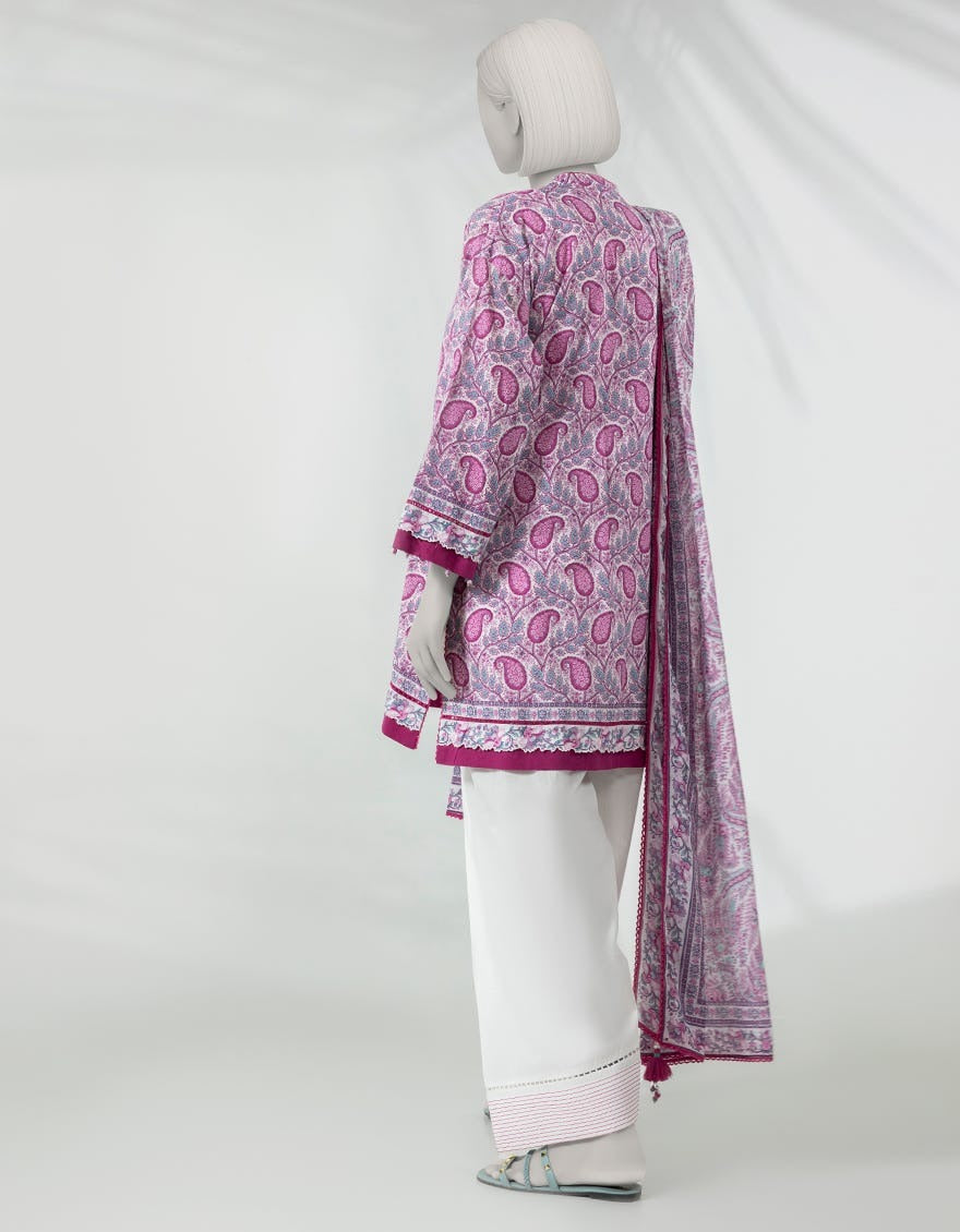 J. Original Lawn 3-Piece Printed Summer Collection 001645