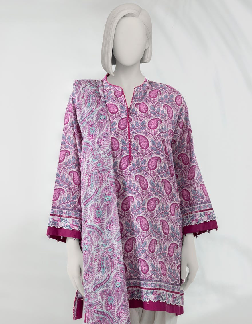 J. Original Lawn 3-Piece Printed Summer Collection 001645