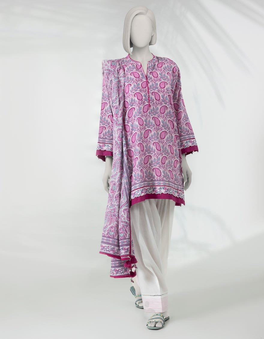 J. Original Lawn 3-Piece Printed Summer Collection 001645