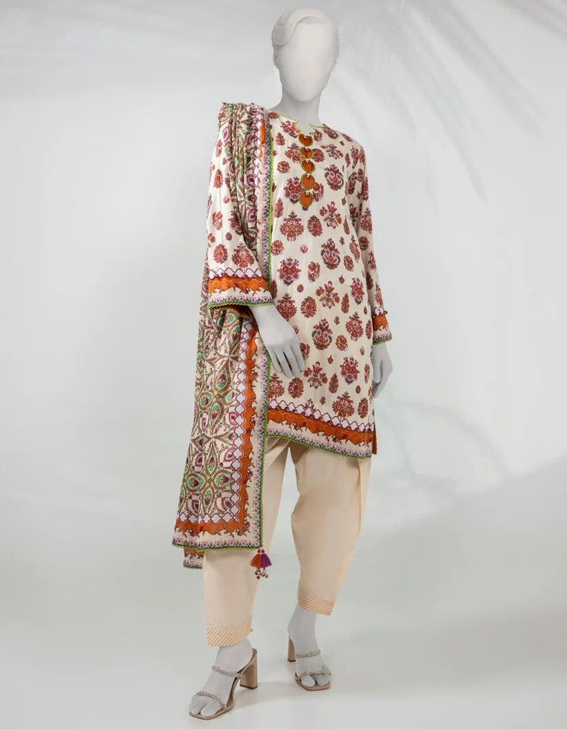 J. Original Lawn 3-Piece Printed Summer Collection 001650