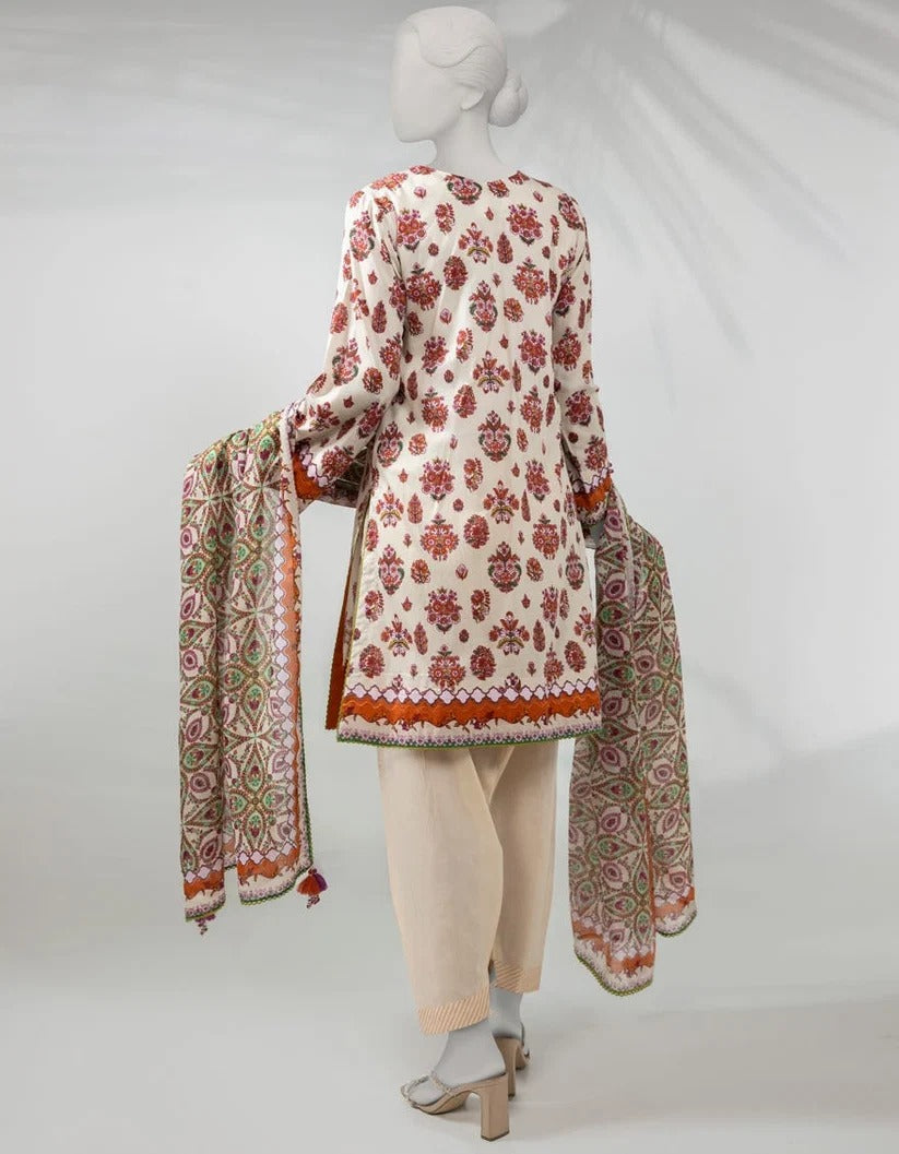 J. Original Lawn 3-Piece Printed Summer Collection 001650