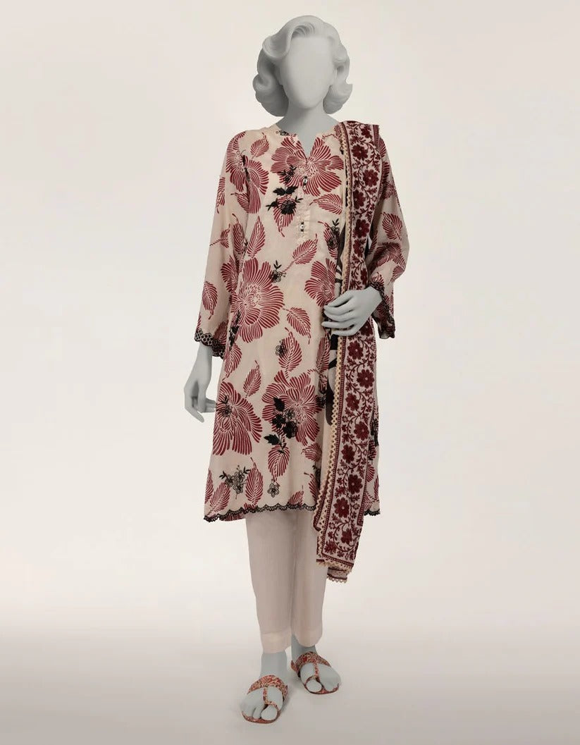 J. Original Lawn 3-Piece Printed Summer Collection 001651