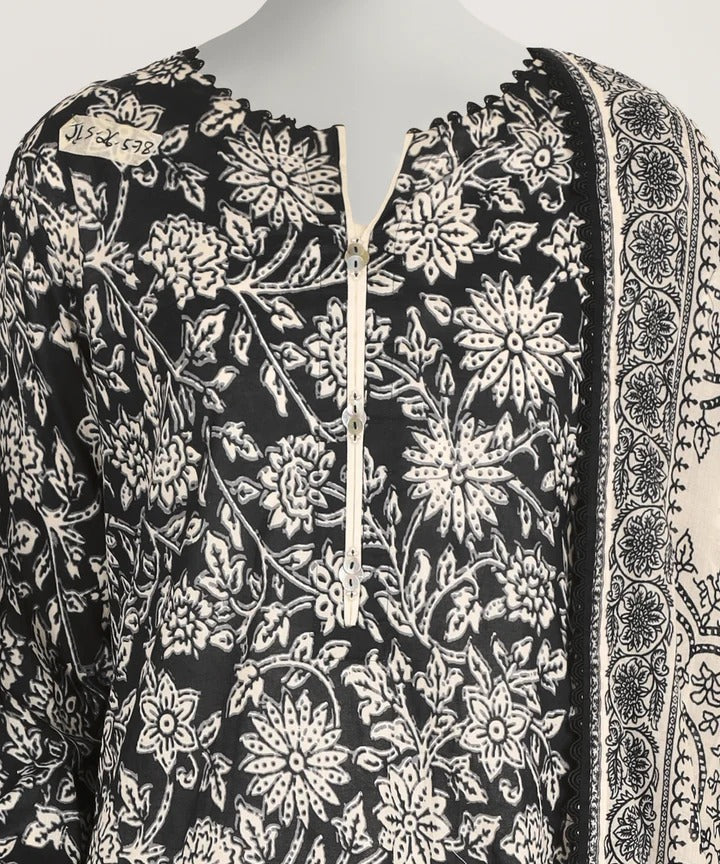J. Original Lawn 3-Piece Printed Summer Collection 001652