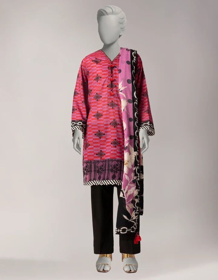 J. Original Lawn 3-Piece Printed Summer Collection 001653