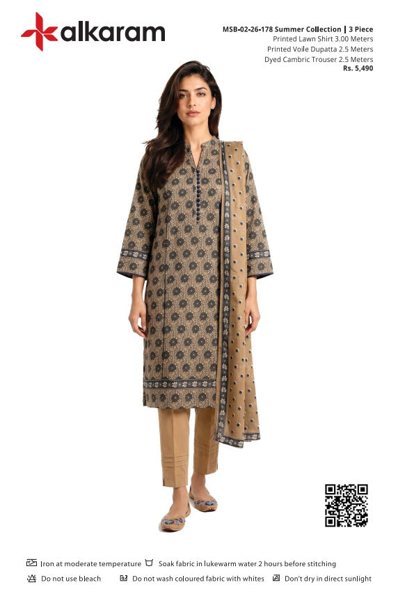 Alkaram Original Lawn 3-Piece Summer Collection 001724
