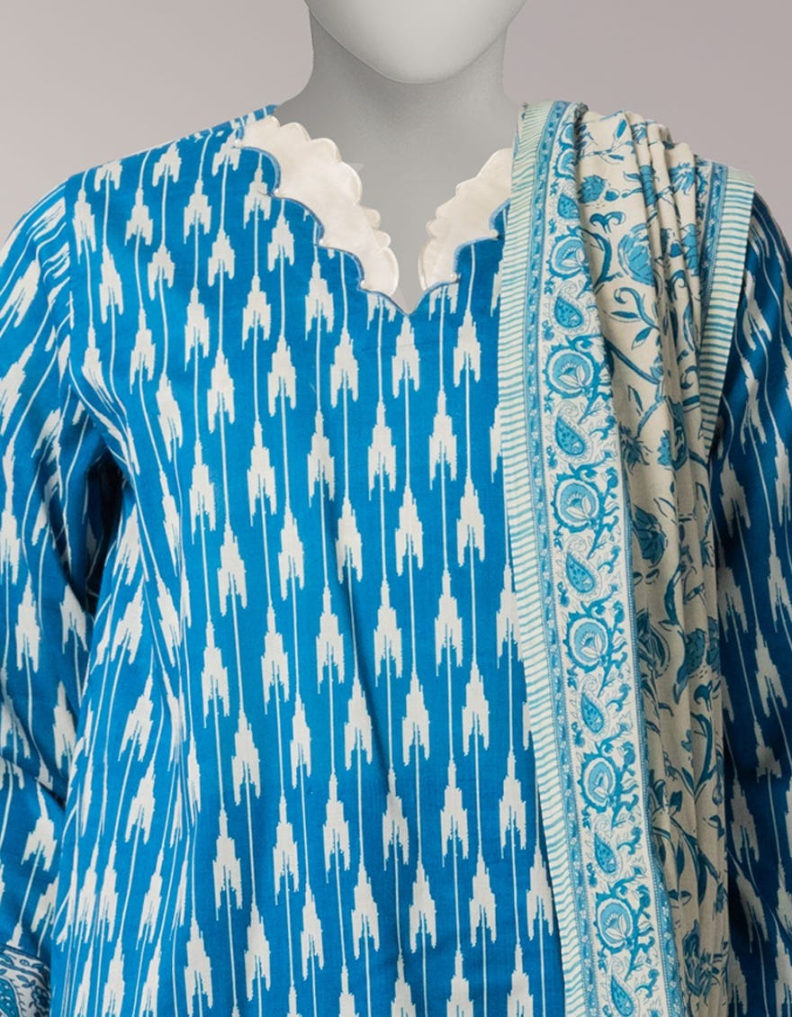 J. Original Lawn 3-Piece Printed Summer Collection 001730