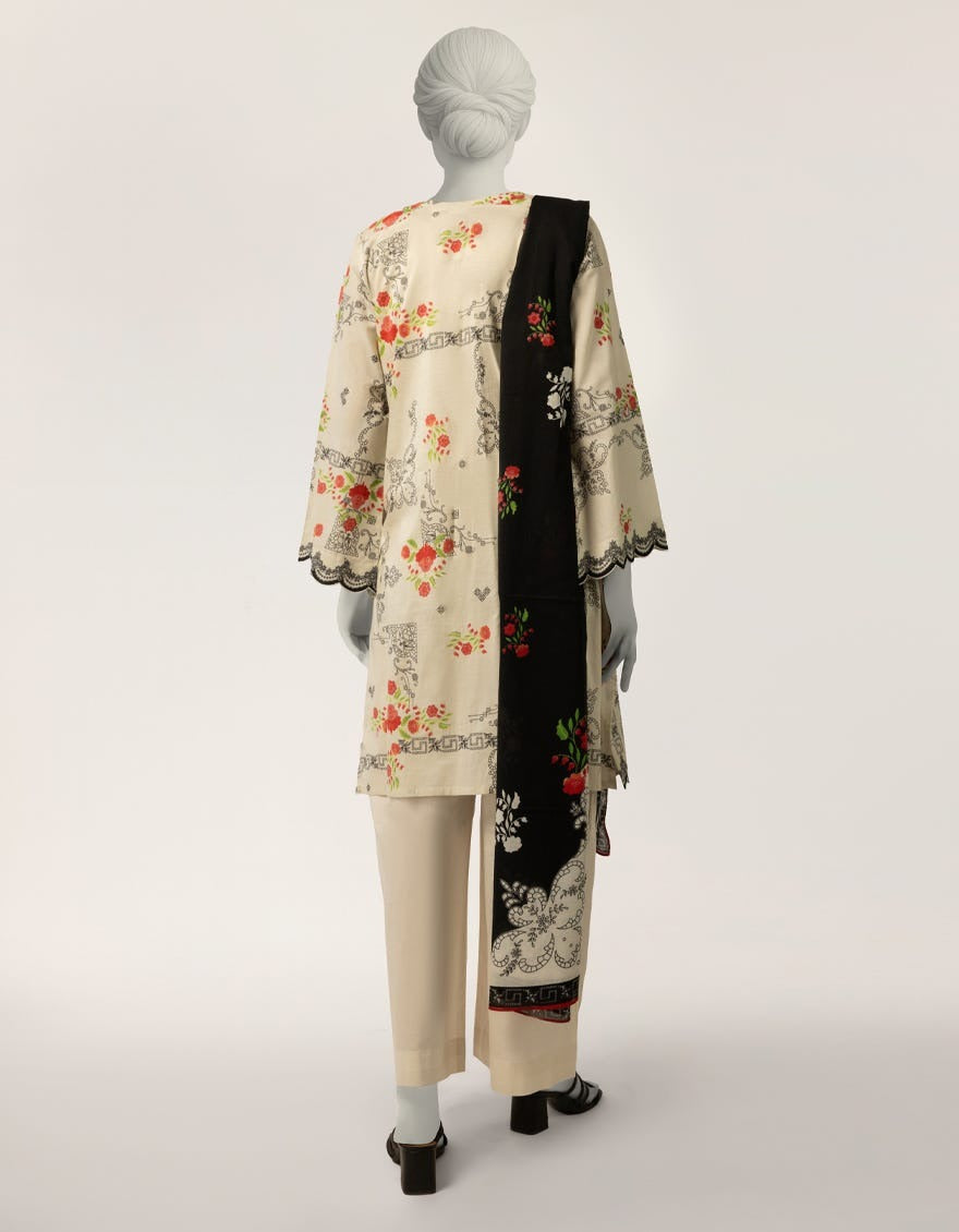 J. Original Lawn 3-Piece Printed Summer Collection 001728