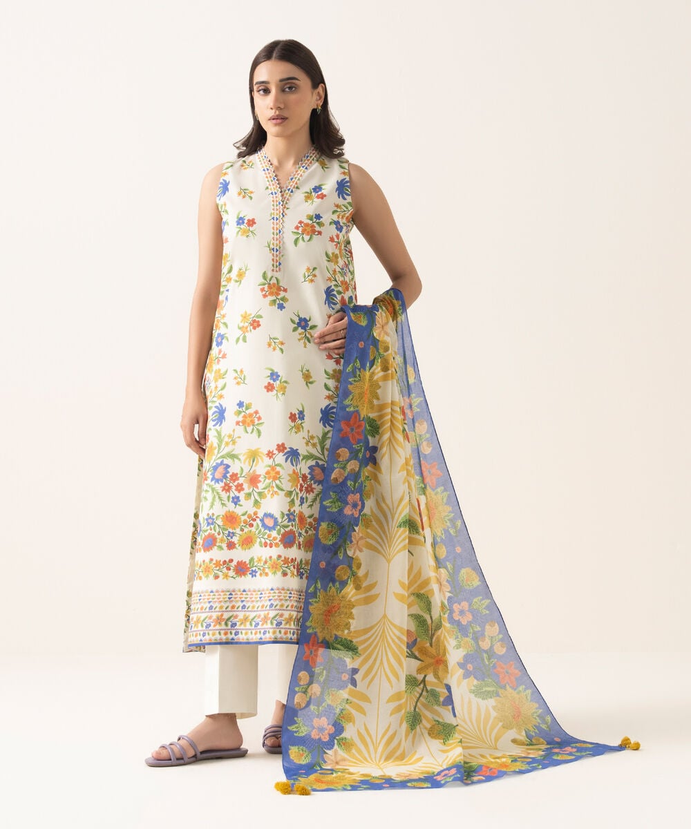Sukoon By Sapphire Digital Printed Lawn 3PC