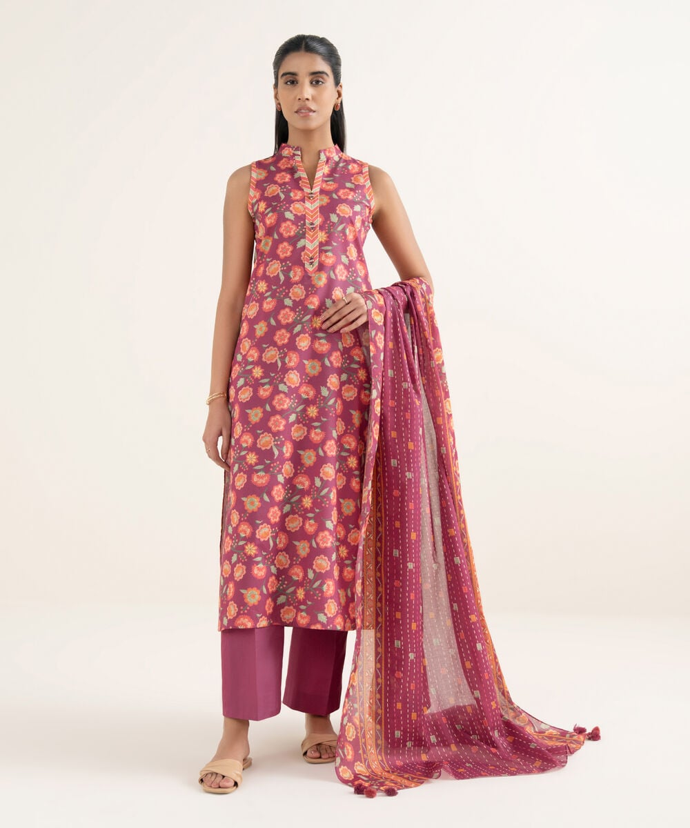 Sukoon By Sapphire Digital Printed Lawn 3PC