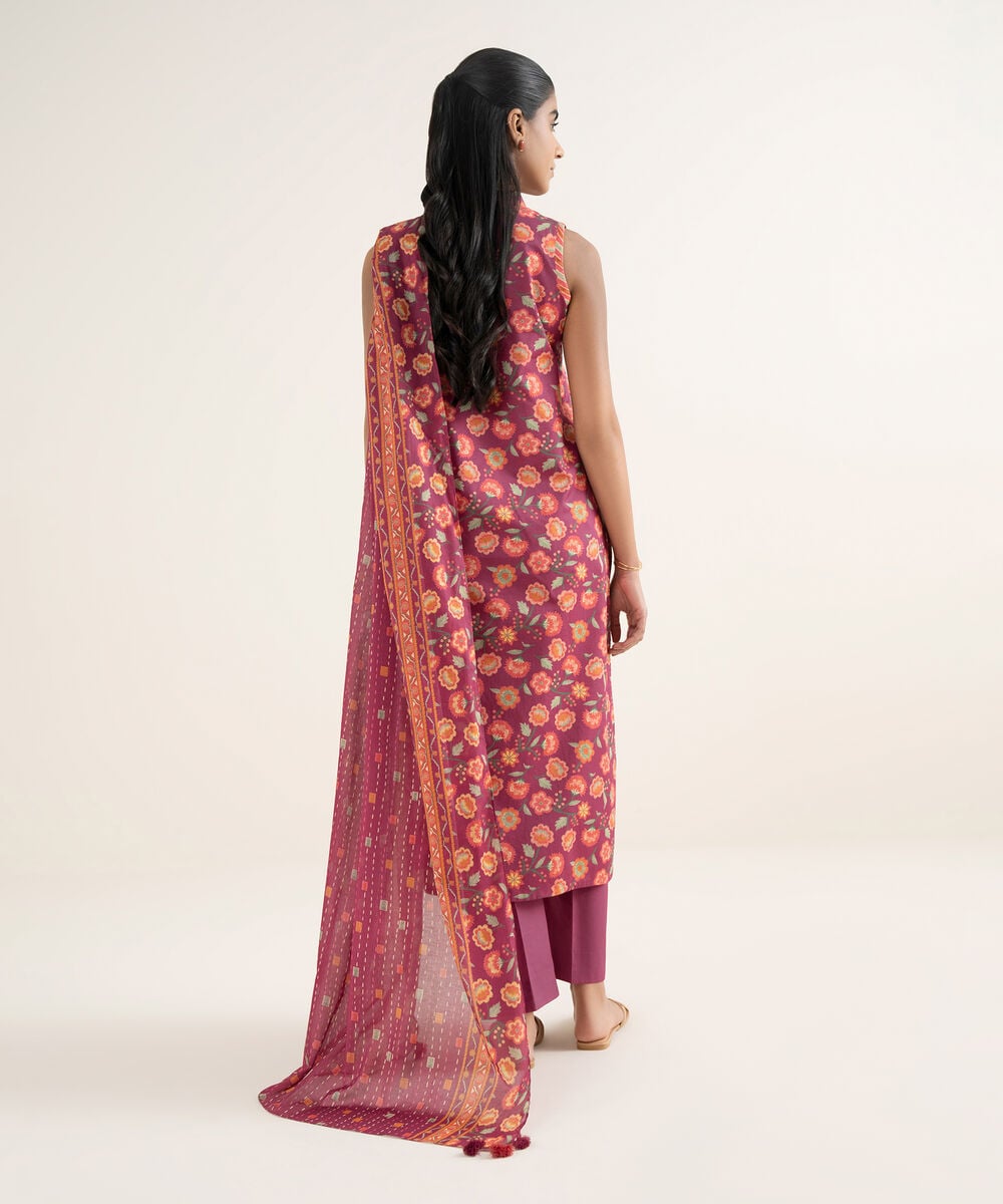 Sukoon By Sapphire Digital Printed Lawn 3PC