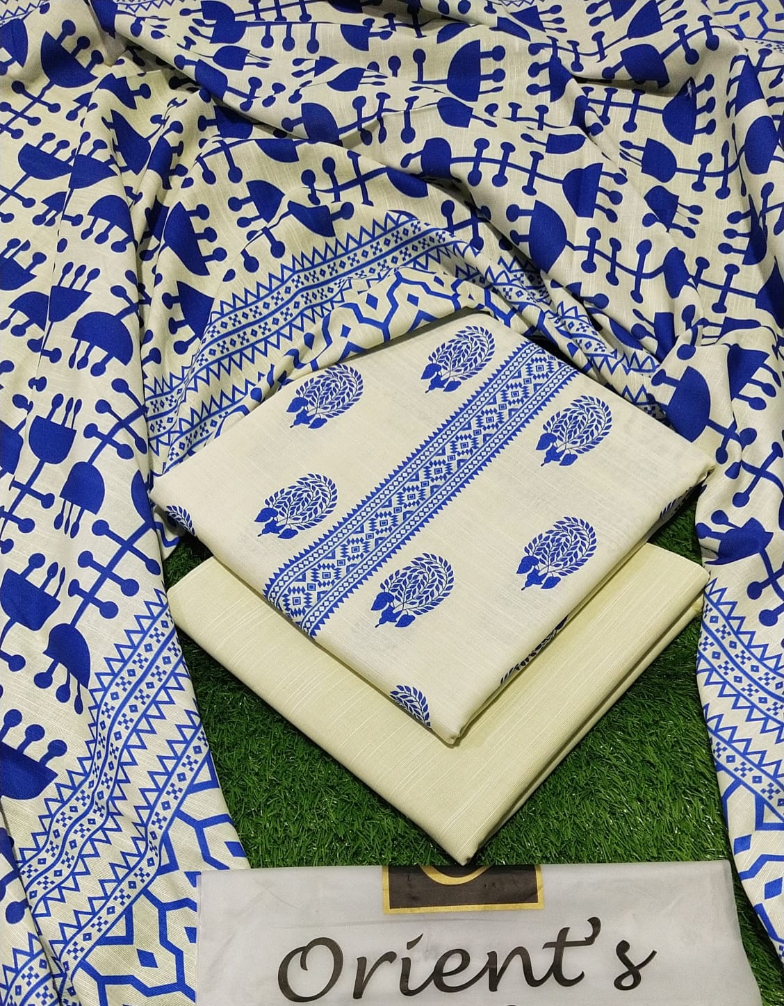 Orient Original Khadder 3PC Printed Unstitched  001820