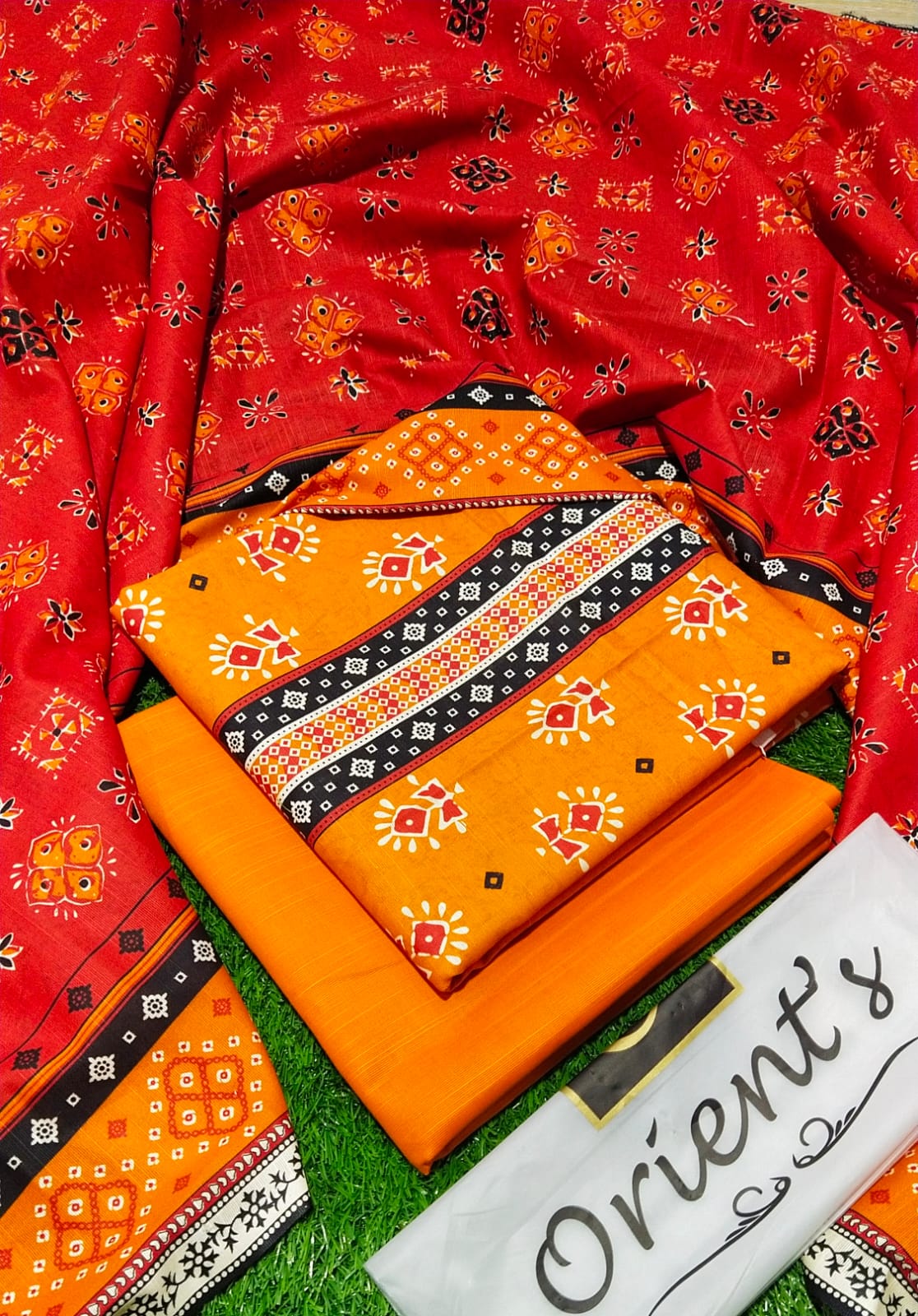 Orient Original Khadder 3PC Printed Unstitched  001824