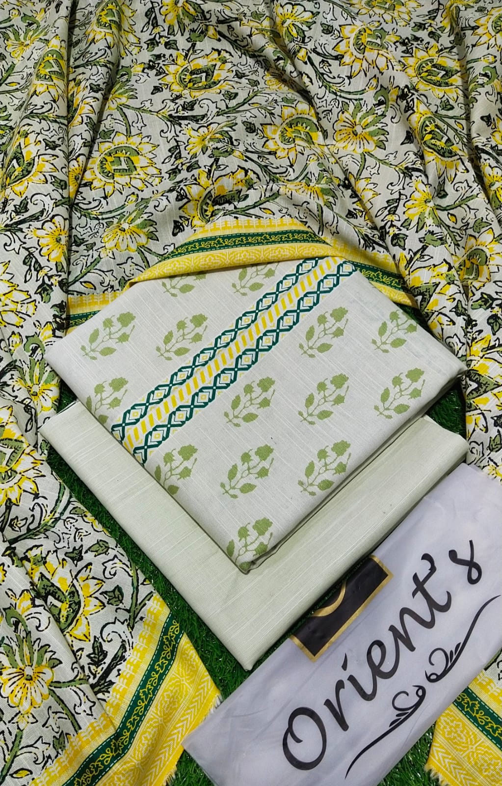 Orient Original Khadder 3PC Printed Unstitched  001823