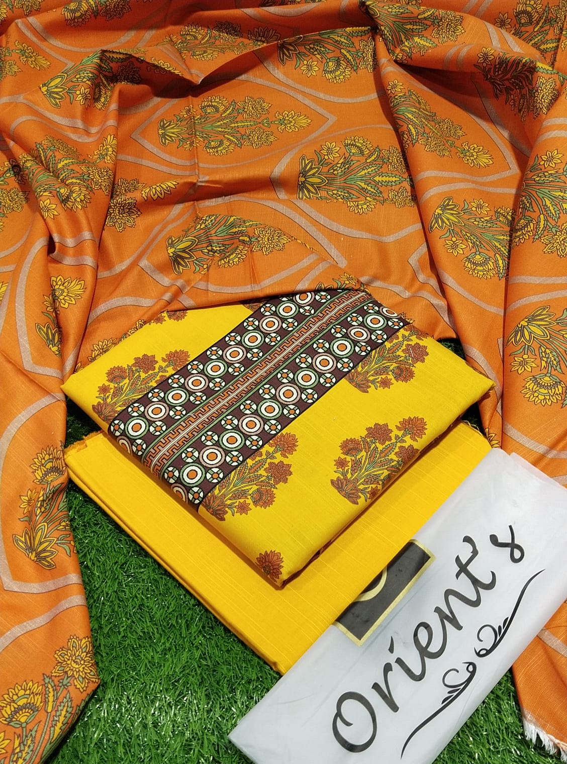 Orient Original Khadder 3PC Printed Unstitched  001827