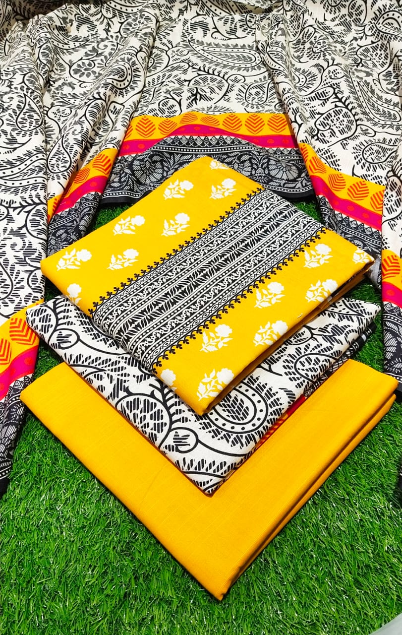 Orient Original Khadder 3PC Printed Unstitched  001829