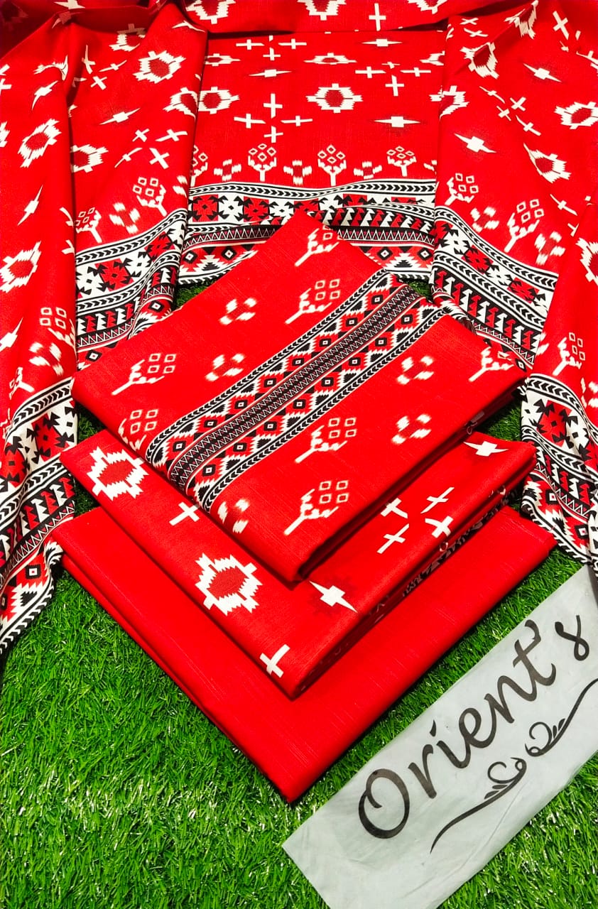 Orient Original Khadder 3PC Printed Unstitched  001830
