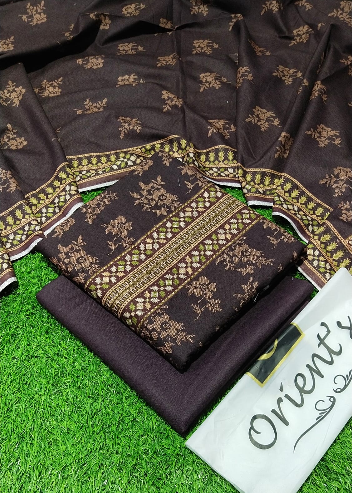 Orient Dhanak 3PC Printed Winter Collection 001844