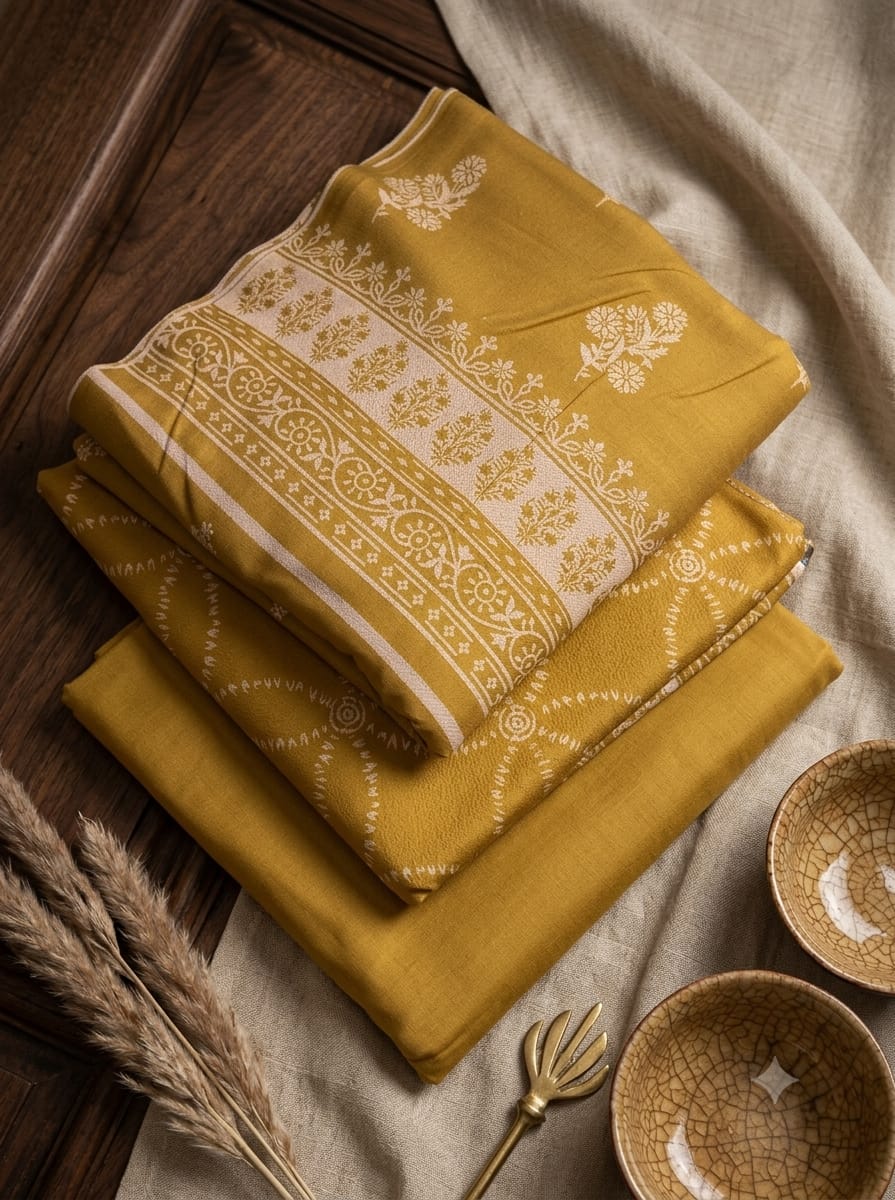 Orient Dhanak 3PC Printed Winter Collection 001853