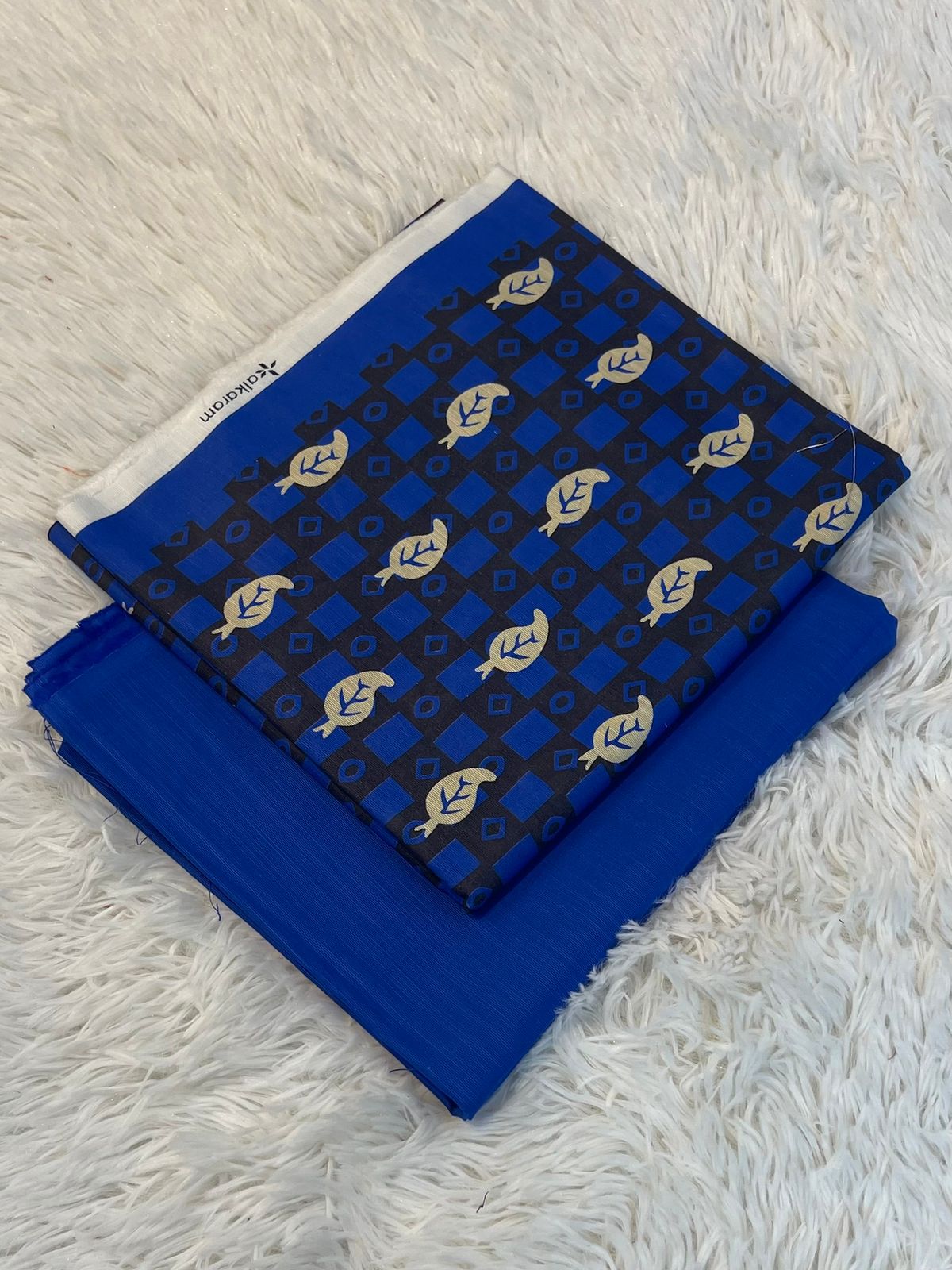 Mix Brand Original Khadder 2PC Printed With Dyed Trouser 001897