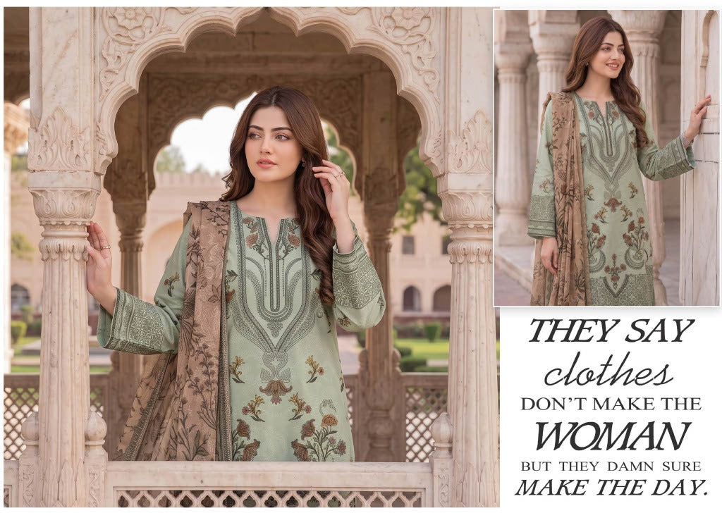 Gul-E-Sahar By Khushi Digital Printed Viscose karandi 3pcs 001957