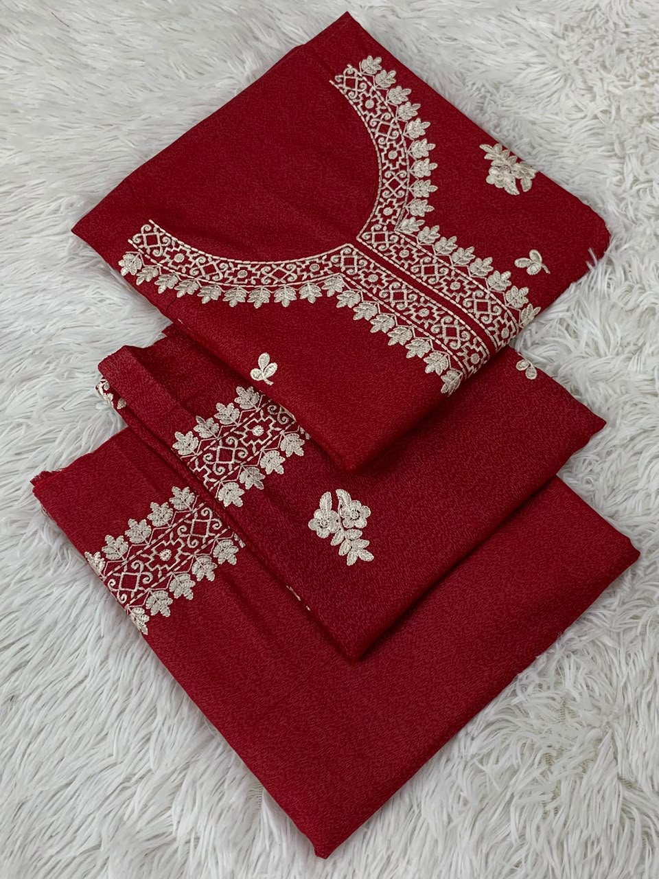 Orient karandi 2pcs Embroidered Shirt And Trouser 001986